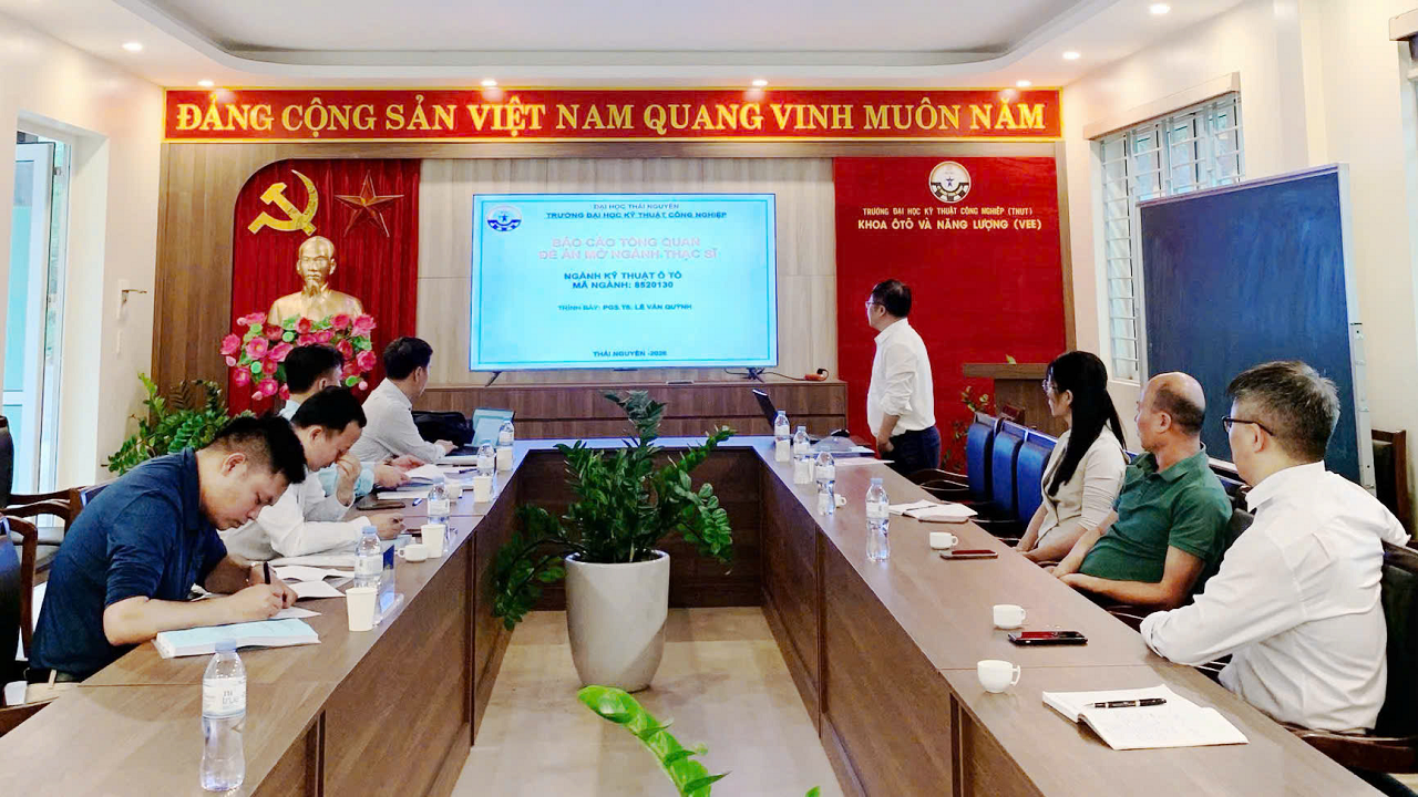 Thẩm Định Đề Án Mở Ngành Đào Tạo Trình Độ Thạc Sĩ Ngành Kỹ Thuật Ô Tô